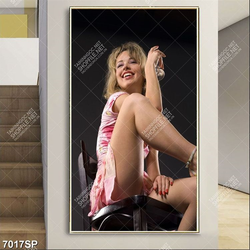 Tranh cô gái trẻ đẹp SP7017