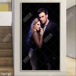 Tranh cặp đôi bên nhau SP7007