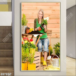 Tranh cô gái trẻ đẹp SP6979