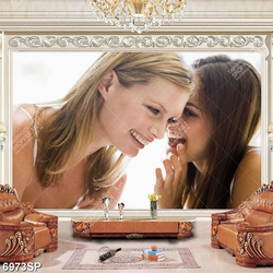 Tranh hai cô gái xinh đẹp SP6973