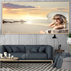 Tranh người đẹp tóc vàng SP6972