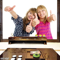 Tranh hai cô gái trẻ SP6974