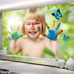 Tranh cô bé dễ thương SP6965