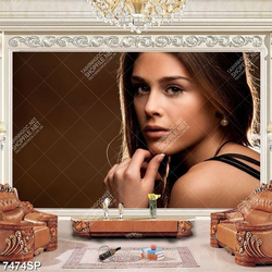 Tranh cô gái xinh đẹp SP7474