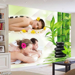 Tranh nằm  massage thư giãn SP7460 file gốc