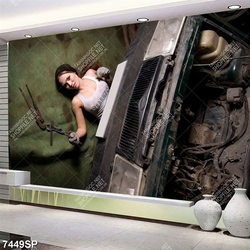 Tranh cô gái trẻ đẹp SP7449