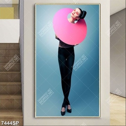 Tranh cô gái trẻ SP7444