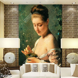 Tranh vẽ cô gái gợi cảm SP7437 file psd