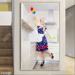 Tranh cô gái trẻ SP7435