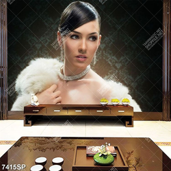 Tranh cô gái xinh đẹp SP7415