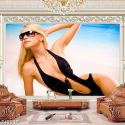 Tranh người mẫu gợi cảm SP7406