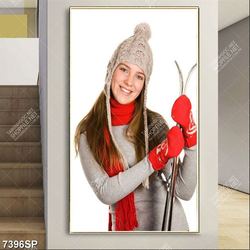 Tranh cô gái trẻ SP7396