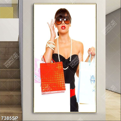 Tranh cô gái xinh đẹp SP7385