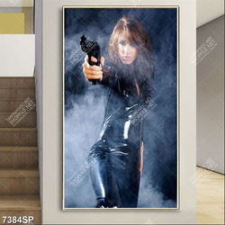 Tranh cô nàng cá tính SP7384