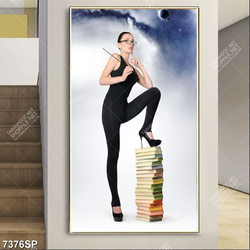 Tranh cô gái trẻ SP7376