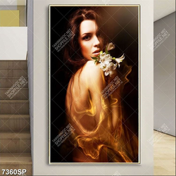 Tranh nghệ thuật người mẫu đẹp SP7360