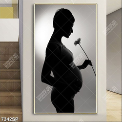 Tranh mẹ bầu nghệ thuật SP7342