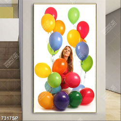 Tranh cô gái và bong bóng SP7317