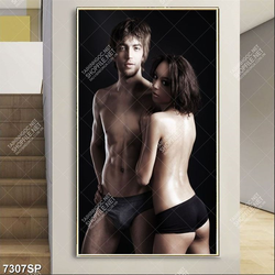 Tranh cặp đôi khỏa thân nghệ thuật SP7307