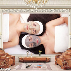 Tranh hai cô gái nằm đắp mặt nạ SP7310