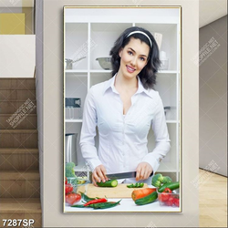 Tranh cô gái trẻ đẹp SP7287