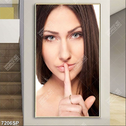 Tranh gương mặt xinh đẹp SP7206
