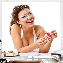 Tranh cô gái xinh đẹp SP7193