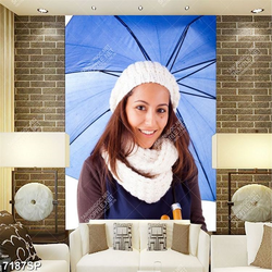 Tranh cô gái che ô SP7187