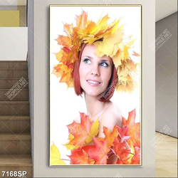 Tranh cô gái trẻ SP7168