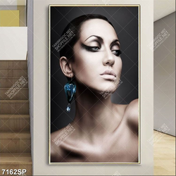 Tranh người mẫu make up nghệ thuật SP7162