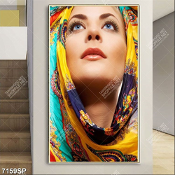 Tranh gương mặt xinh đẹp SP7159