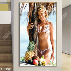 Tranh người mẫu xinh đẹp SP7149