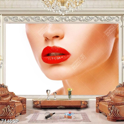 Tranh đôi môi đỏ gợi cảm SP7146