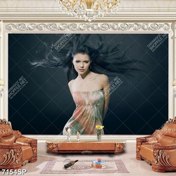 Tranh cô gái trẻ đẹp SP7154