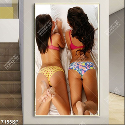 Tranh hai cô nàng gợi cảm SP7155