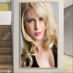 Tranh người đẹp tóc vàng SP6742