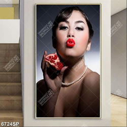 Tranh cô gái xinh đẹp SP6724