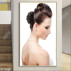 Tranh người mẫu tóc SP6736