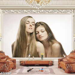 Tranh hai cô gái SP6723