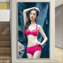 Tranh người mẫu xinh đẹp SP6713