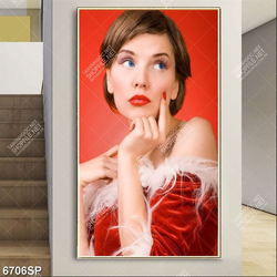 Tranh người mẫu xinh đẹp SP6706