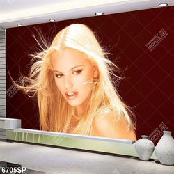 Tranh người đẹp tóc vàng SP6705