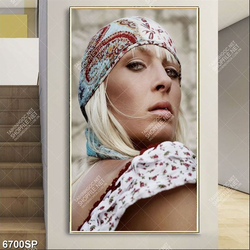 Tranh cô gái xinh đẹp SP6700