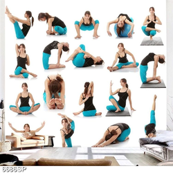 Tranh các tư thế tập yoga SP6686