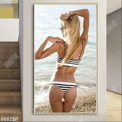 Tranh người mẫu bikini gợi cảm SP6682