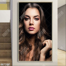 Tranh gương mặt xinh đẹp SP6673