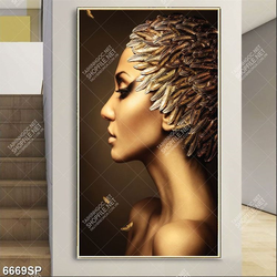 Tranh người mẫu make up nghệ thuật SP6669