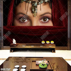 Tranh đôi mặt đẹp SP6662