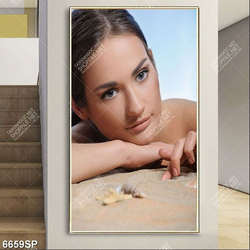 Tranh gương mặt đẹp không tì vết SP6659