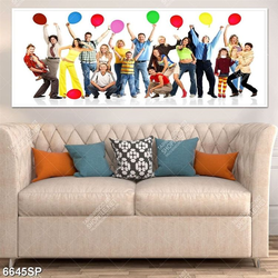 Tranh nhóm bạn vui nhộn